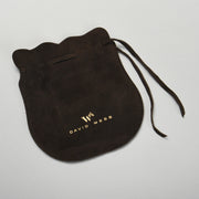 Custom Leather Drawstring Pouches